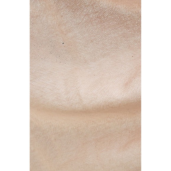 Max Studio Fine Cashmere Scarf 76'L 32'W Pink W Fringe Has a Few Small Holes - Picture 3 of 3